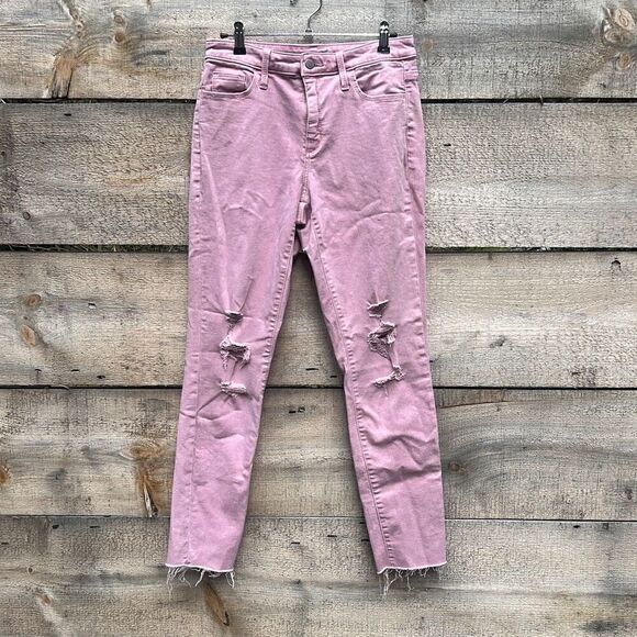 Universal Thread Women's Pink Distressed High Rise Skinny Jeans Size 4/27R - Picture 1 of 8